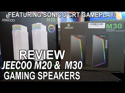 Jeecoo M20 & M30 Gaming Speakers Review (Featuring Sonic 3 CRT Gameplay)