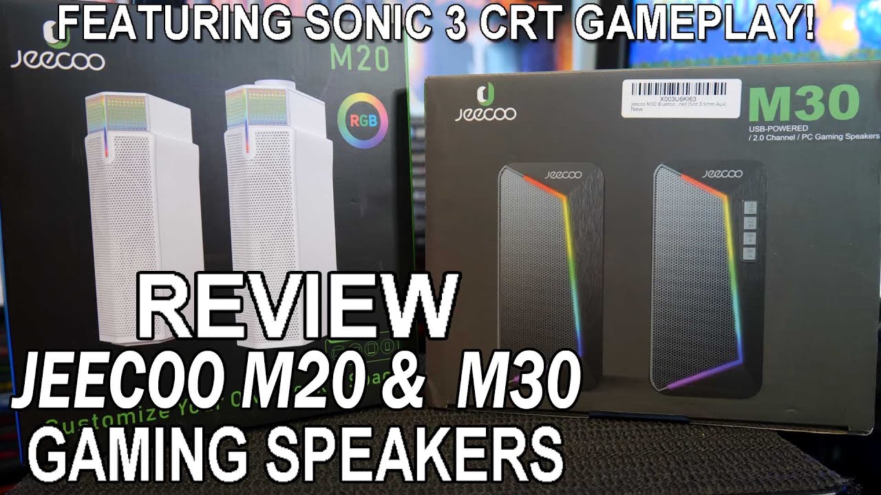 Desktop Monitor Speakers Jeecoo M20 Bluetooth PC Speakers - USB-Powered