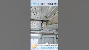OPTFANS industrial ceiling fans deliver powerful airflow to transform comfort in any big space.