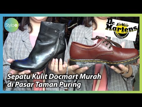 Pasar Taman Puring Surga Pemburu Sepatu Bermerek Dengan Harga