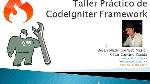 VideoTutorial 3 del Taller Práctico de Codeigniter Framework. Trabajo con librería para Layout
