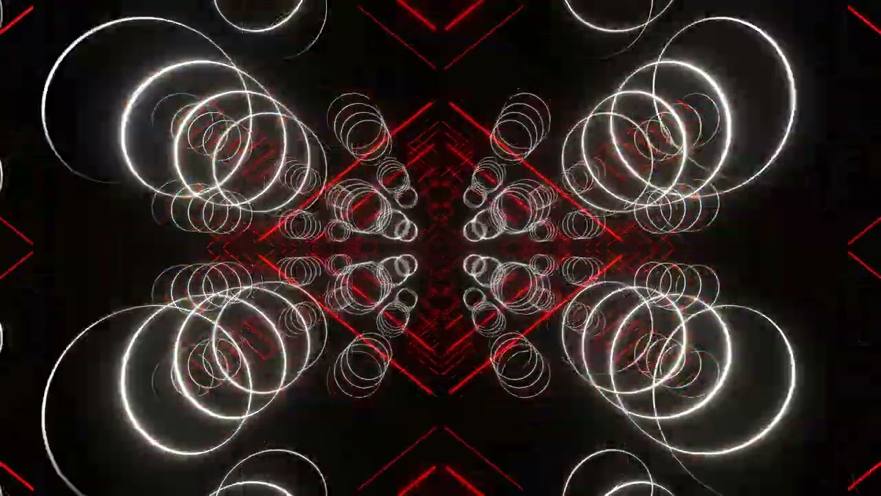 2 Hours 4K Neon Shape Movements I Satisfying Video I Screensaver for Meditation