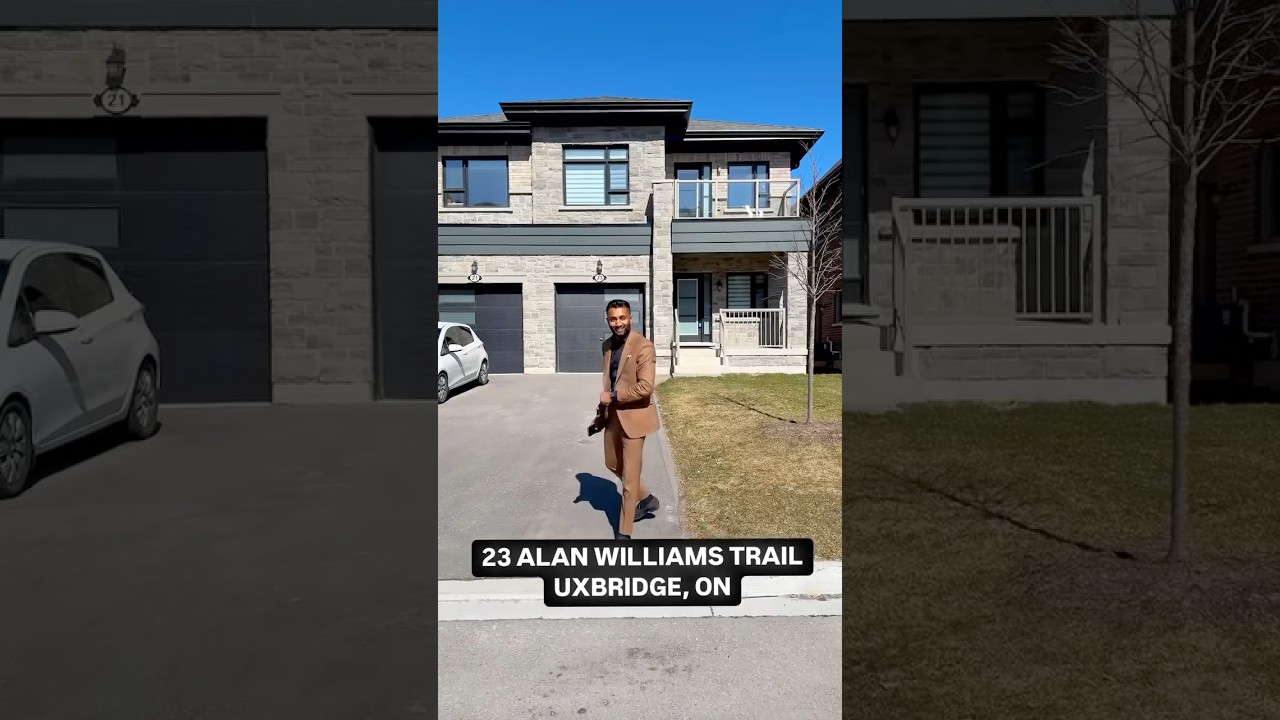 Beautiful home,  with a separate side entrance to basement, in Uxbridge for sale!