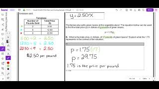 2015 Problem 48 Grade 6 PSSA Math PDE Item and Scoring Sampler