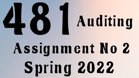 AIOU Code 481 Solved Assignment No.2 Spring 2022 #aiou #aiousolveassignments
