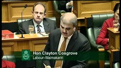 12.7.11 - Question 5: Hon Clayton Cosgrove to the Prime Minister