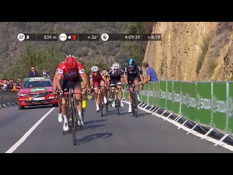 Video: Vuelta a Espana 2017: Armee wint etappe 18 om jarige Lutsenko te weigeren