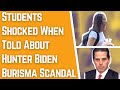 Students shocked when told about Hunter Biden Burisma scandal