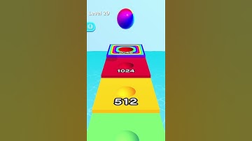 Ball Run 2048 🎱 29 Level Gameplay Walkthrough | Best Android, iOS Games #shorts