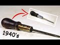 Restoration vintage ratchet screwdriver