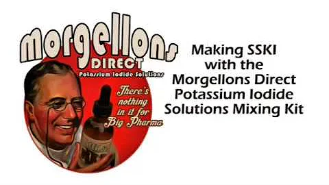 Mixing SSKI with Morgellons Direct Potassium Iodide Solutions Mixing Kit