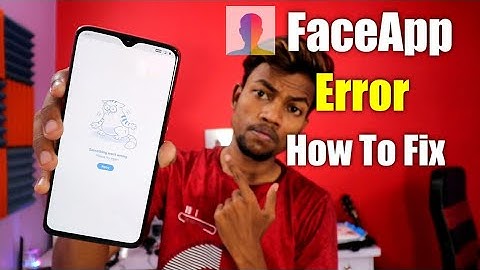 How to Fix Faceapp Error | Faceapp Something went wrong | Fix 100%