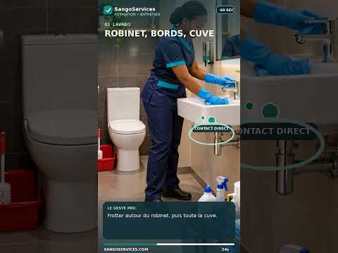 Video preview: Cleaning a bathroom: the pro moves