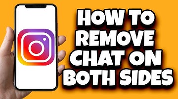 How To Remove Instagram Chat On Both Sides Permanently (Easy)