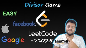 Divisor Game | LEETCODE - 1025 | Easy solution