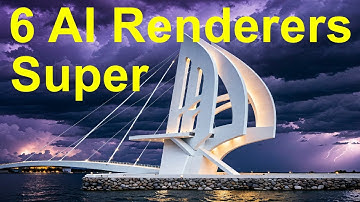 6 AI renderers. Photorealism in architecture.