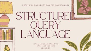 Basis Data dan Penelusuran SQL 
