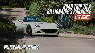 LIVE NOW!! Join us as we explore BILLION DOLLAR MANSIONS! (Driving a FERRARI to the SCRIPPS MANSION)