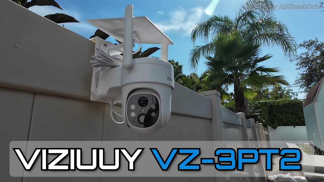 VIZIUUY VZ-3PT2 Solar Security Camera Review — Best Budget 360° Outdoor WiFi Camera 2025