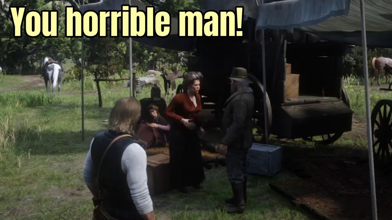 Uncle Asks Grimshaw on a Date : Red Dead Redemption 2 - YouTube