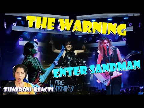 The Warning -  Enter Sandman Metallica cover (HOLY 🔥⚠️⚡🎸!)