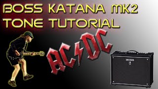 Boss Katana MK2 AC/DC Tone Tutorial  #bosskatana #acdc #angusyoung screenshot 3