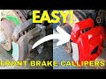 Mercedes W204 C-Class - How to paint the front brake callipers.