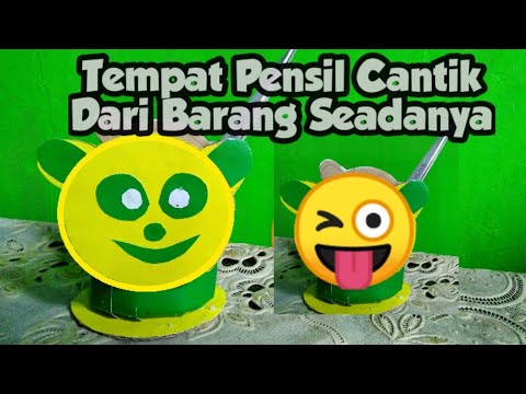 cara-buat-tempat-pensil-dari-botol-bekas---kerajinan-tangan-dari-barang-bekas