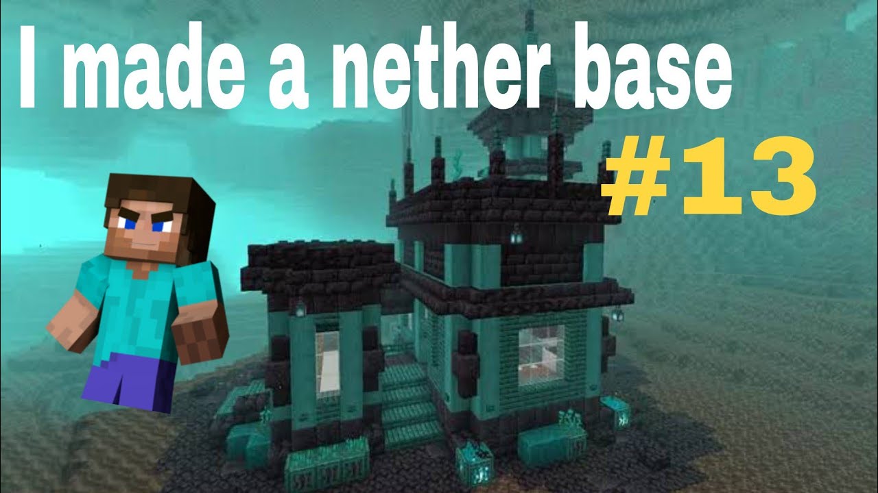 I made a amazing nether base in Minecraft || Minecraft #13 - YouTube