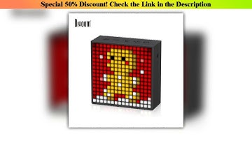 Unboxing Divoom Timebox Evo Bluetooth Portable Speaker with Clock Alarm Programmable LED Display fo