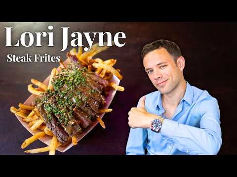 Eating the Most Famous STEAK FRITES in NYC at Lori Jayne