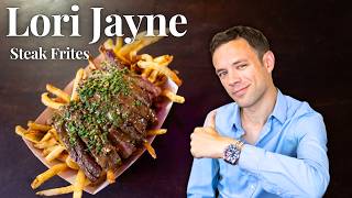 Eating the Most Famous STEAK FRITES in NYC at Lori Jayne
