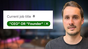 LinkedIn Sales Navigator Boolean Search Tutorial (2025)