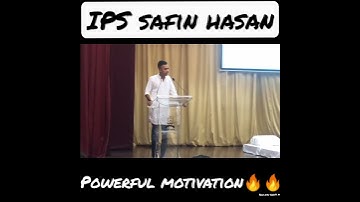 हो कहीं भी आग लेकिन....आग🔥 जलनी चाहिये 🔥 | IPS safin hasan powerful motivation | shorts |