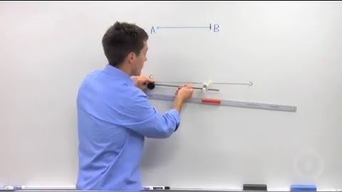 Duplicating a Line Segment
