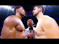 Anthony joshua england vs emanuele leo italy  knockout boxing fight