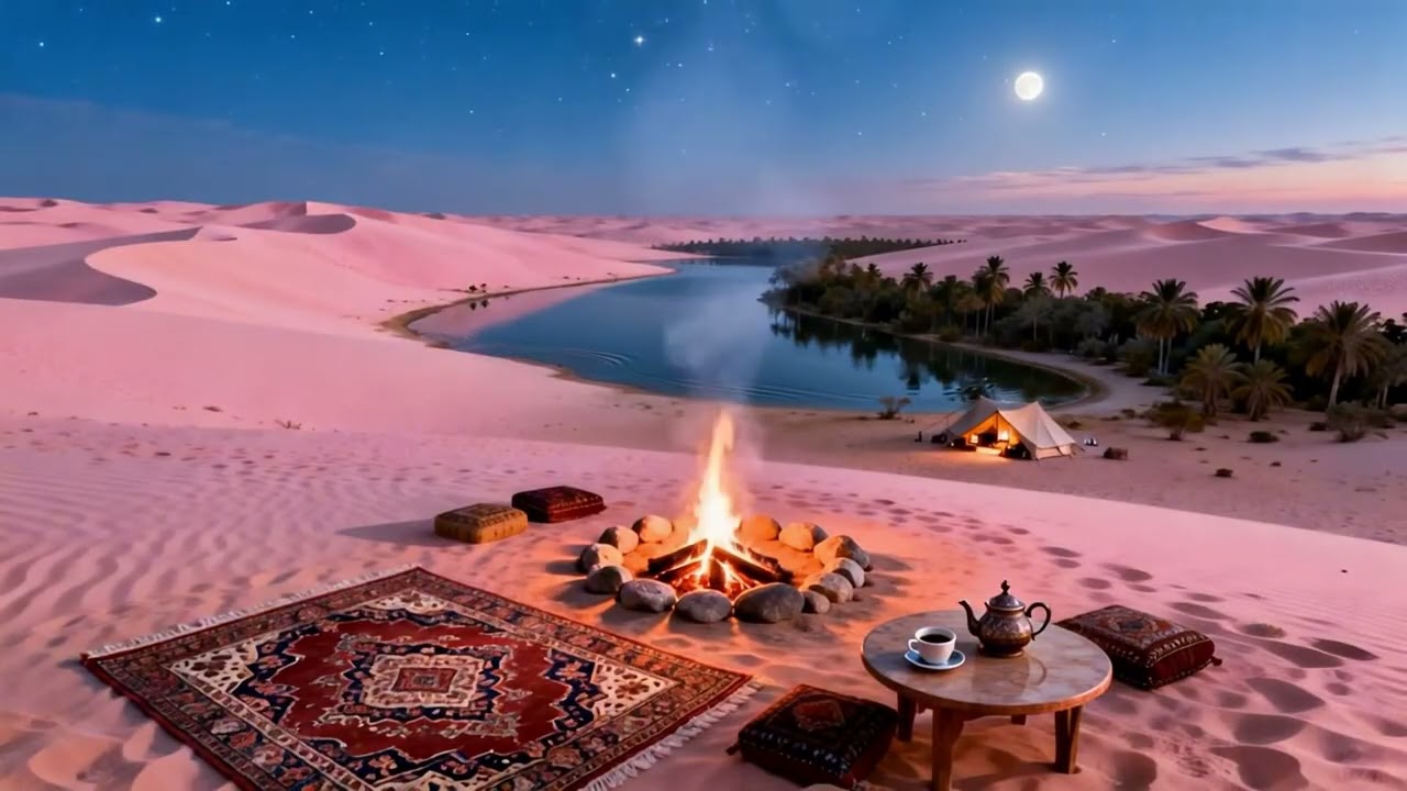 Arabic Chill Ambience – Night Work & Deep Focus Coding