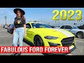 Fabulous Fords Forever 2023! Car Show: Mustang, Shelby, Cobra, Drag Racing (Irwindale Speedway)