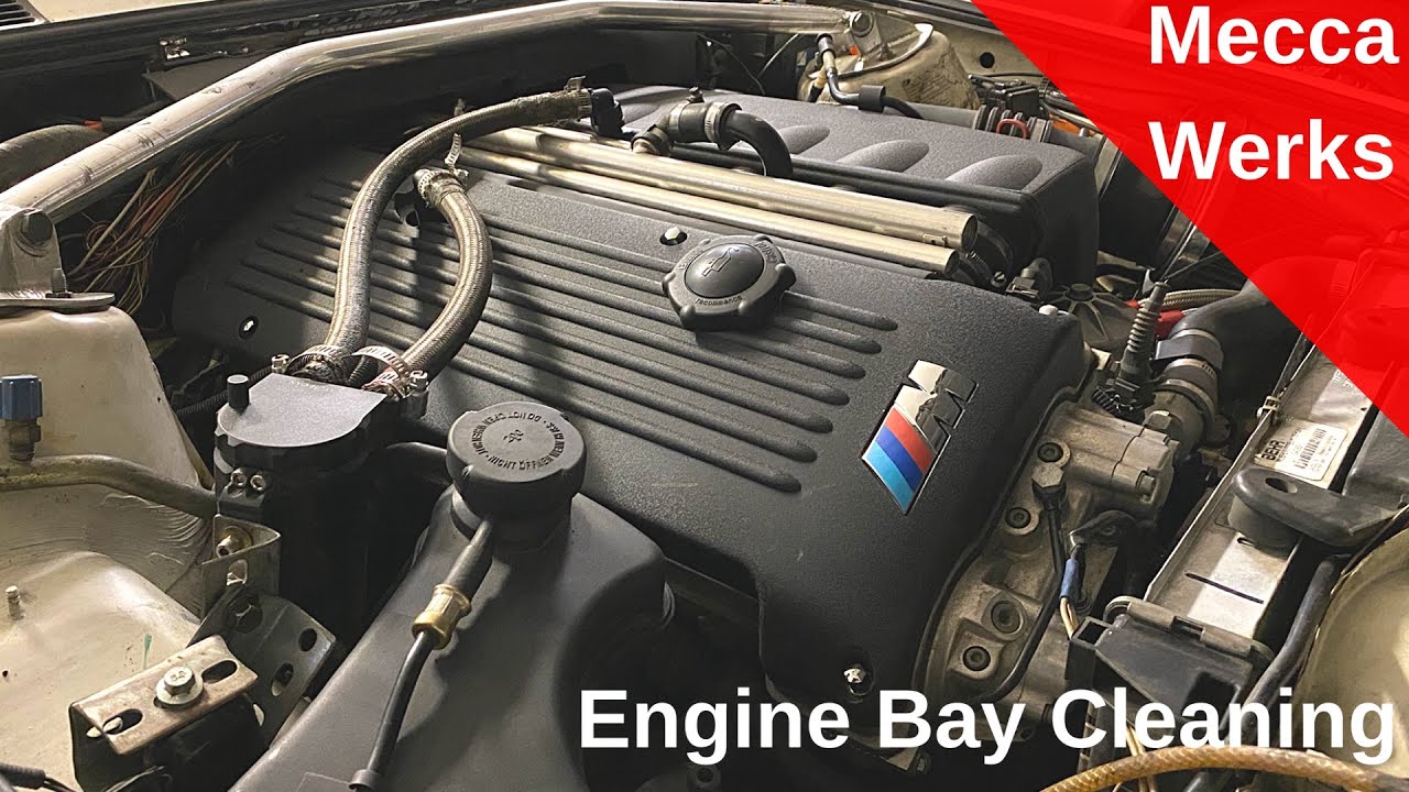 BMW E30/S54 Engine Bay Cleaning YouTube