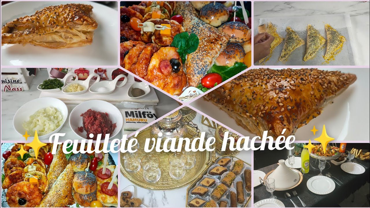 ✨#RAMADAN✨🌟 Feuilleté à la viande hachée 🌟table iftar