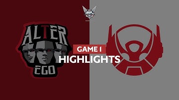 Game Highlight | Alter Ego VS Bigetron Alpha | MPL ID S6 Week 5 Day 2 | Game 1