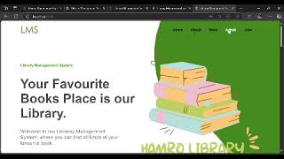LIBRARY MANAGEMENT SYSTEM-Front and backend codes and github deployment