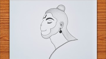 How to draw hanuman ji | Lord Hanuman Drawing Tutorial 