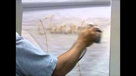 Iwata G6 Spray Gun Operation - Settings Demos