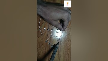 how to make led flasher circuit by using bc547#shortvideo #shortsfeed