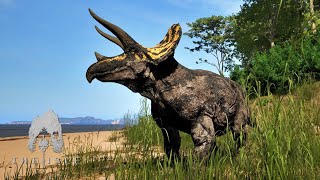 Survive and become a Prime Elder Triceratops | The Isle Evrima Dinosaur Island SS6 #142 screenshot 4