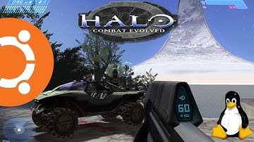 Halo Combat Evolved Gameplay On Ubuntu Linux (PlayOnLinux)