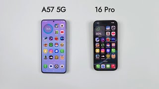 Samsung A57 5G vs iPhone 16 Pro - SPEED TEST