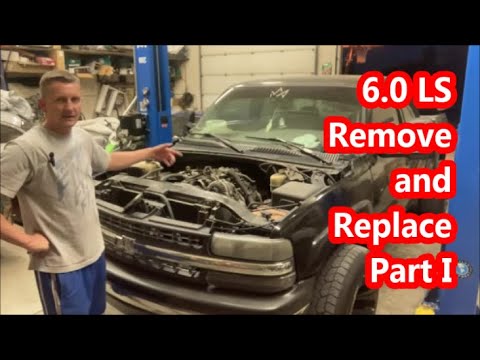 LS Swap (on an LS Truck though) Remove and Replace 6.0L LS Engine - 99