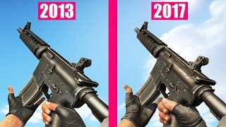 CounterStrike Global Offensive OLD vs NEW Weapons Comparison